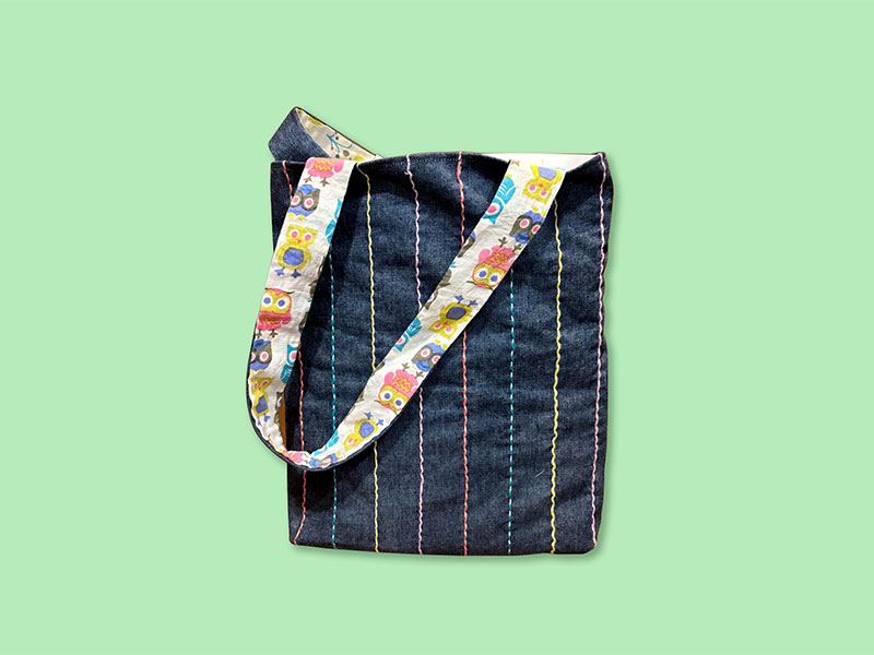 Denim Tote Bag Small Size