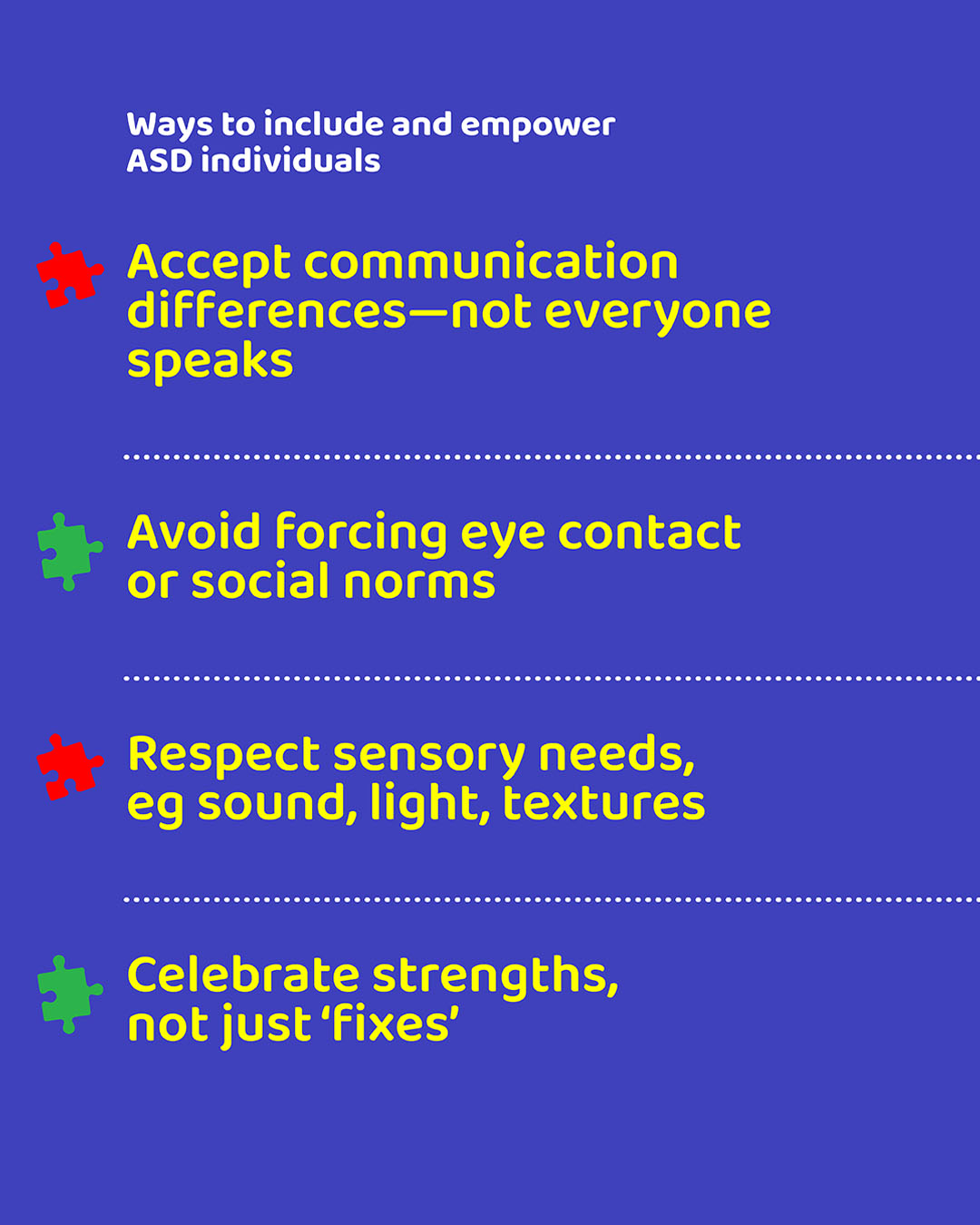 Autism awareness starts with acceptance